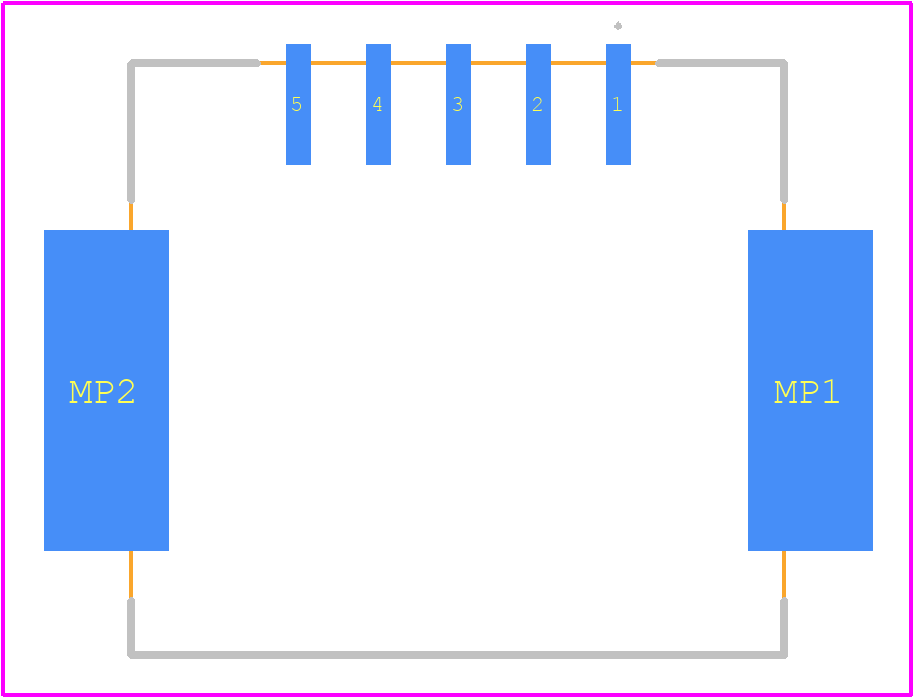 ZE05H-5P-2H - Hirose PCB footprint - Other - Other - ZE05H-5P-2H-2