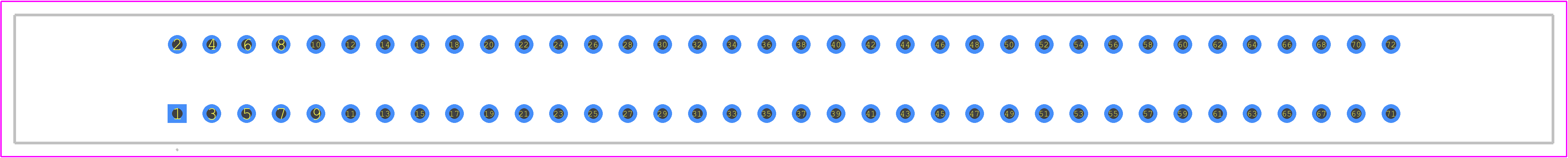 345-072-524-201 - EDAC PCB footprint - Other - Other - 345-072-524-201-1