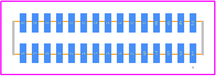 1MM-R-D15-VS-00-H-TBP - TE Connectivity PCB footprint - Other - Other - 1MM-R-D15-VS-00-H-TBP-1
