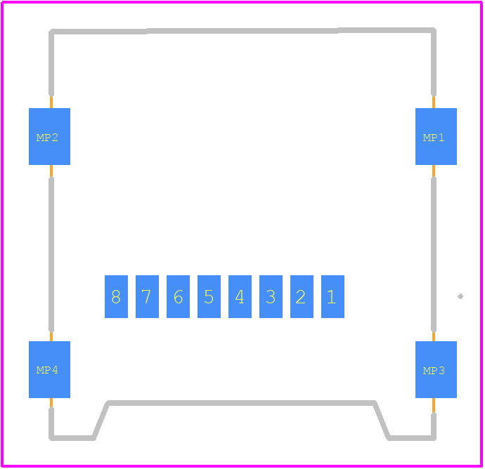 XKTF-1307-16 - XKB Connectivity PCB footprint - Other - Other - XKTF-1307-16-1