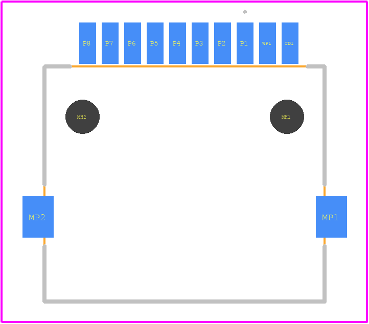 XKTF-005 - XKB Connectivity PCB footprint - Other - Other - XKTF-005-1