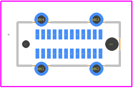 U263-241N-4BQC11-3 - XKB Connectivity PCB footprint - Other - Other - U263-241N-4BQC11-3-1