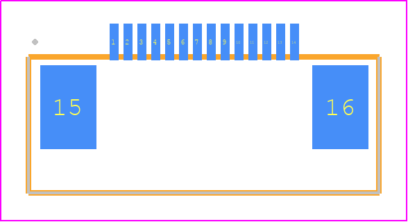 X05B20L14T - XKB Connectivity PCB footprint - Other - Other - X05B20Y14T