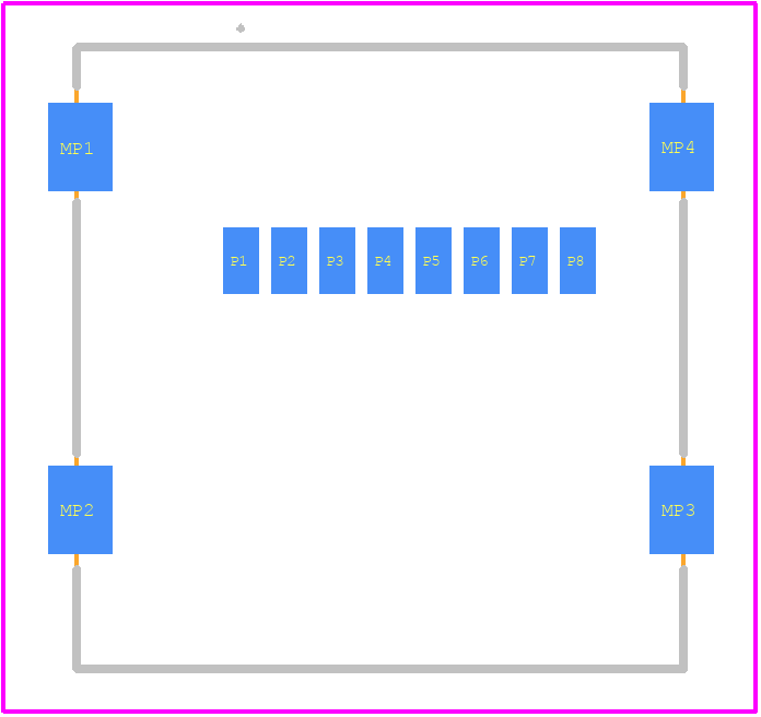 XKTF-1307-18 - XKB Connectivity PCB footprint - Other - Other - XKTF-1307-18-3