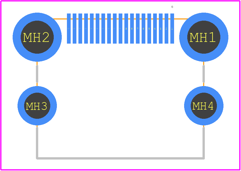 A71-05H5-151N1 - XKB Connectivity PCB footprint - Other - Other - A71-05H5-151N1-1