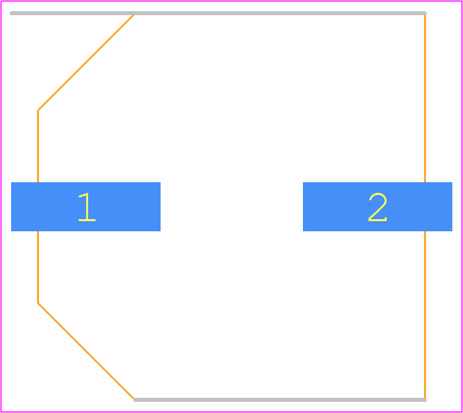 UCZ1K331MNQ1MS - Nichicon PCB footprint - Capacitor Al Electrolytic - Capacitor Al Electrolytic - UCZ1K331MNQ1MS