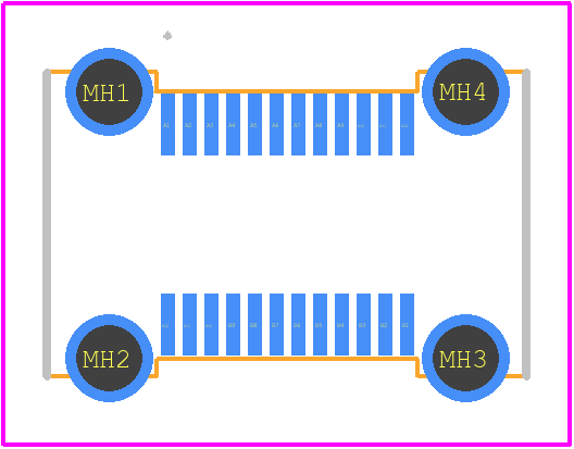 U263-241N-4BQC16 - XKB Connectivity PCB footprint - Other - Other - U263-241N-4BQC16-3