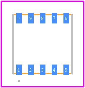 MAX31329ELB+T - Analog Devices PCB footprint - Other - Other - L1055M+2C_2024