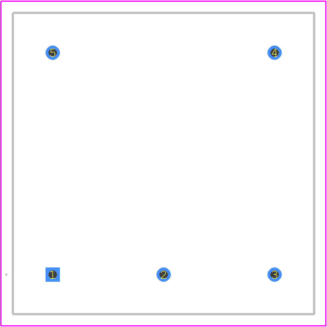 AOCJY3A-100.000MHZ-E-SW - ABRACON PCB footprint - Other - Other - 25.8mm X 25.8mm
