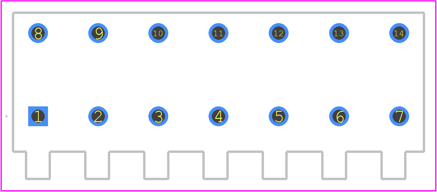 1824860000 - Weidmüller PCB footprint - Other - Other - 1824860000-2