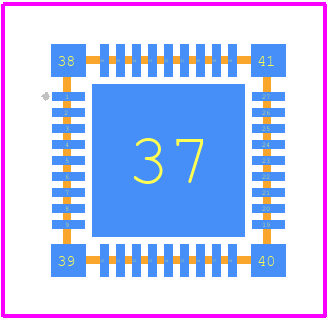 dsPIC33CK32MP503-I/M5 - Microchip PCB footprint - Other - Other - 36 qfn m5