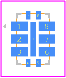 SIT3521AC-2C133-SU1.000000T - SiTime PCB footprint - Other - Other - SIT3521AC-2C133-SU1.000000T-3
