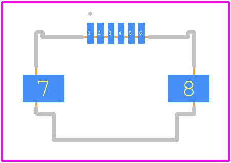 505110-0697 - Molex PCB footprint - Other - Other - 505110-0697-3