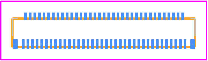 FH43B-71S-0.2SHW(10) - Hirose PCB footprint - Other - Other - FH43B-71S-0.2SHW(10)-1