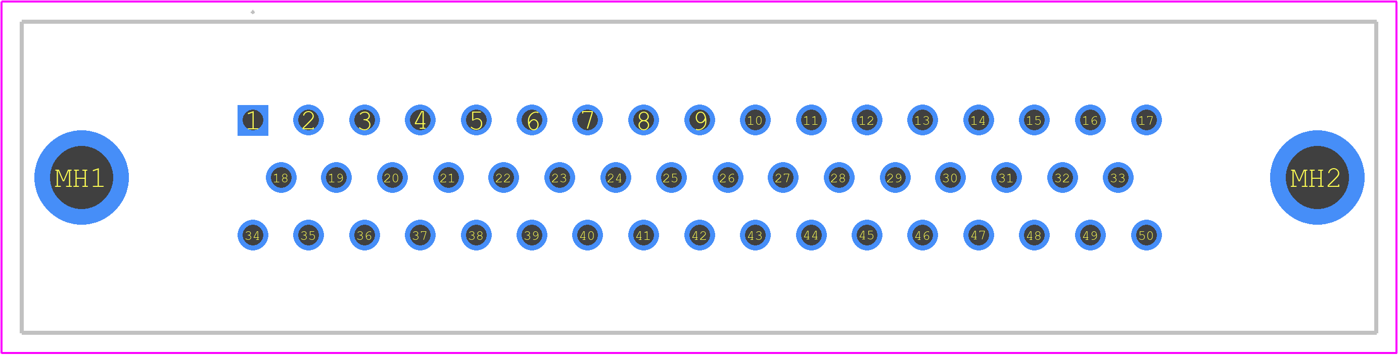 16-002131 - CONEC PCB footprint - Other - Other - 16-002131-1