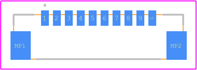 A1251WR-S-10P - CJT PCB footprint - Other - Other - A1251WR-S-10P-1