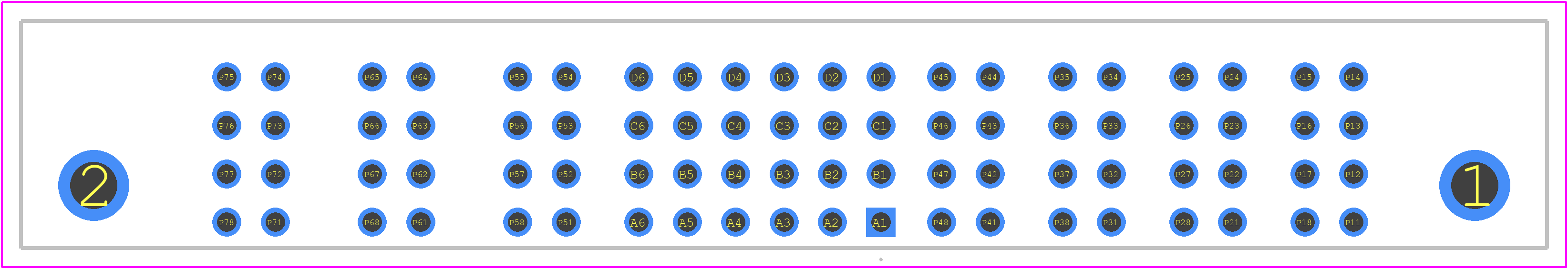 6450150-3 - TE Connectivity PCB footprint - Other - Other - 6450150-3