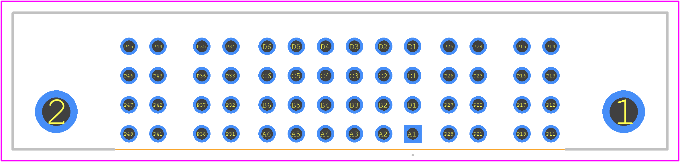 6450140-5 - TE Connectivity PCB footprint - Other - Other - 6450140-5-2