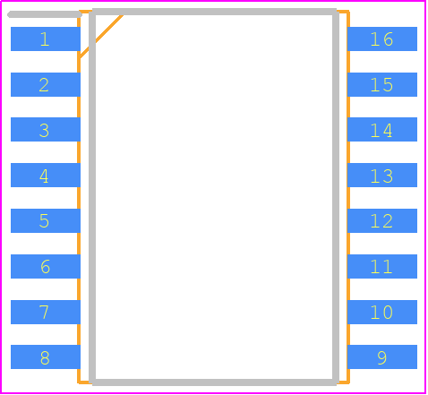 R05CTE05S-CT - RECOM Power PCB footprint - Small Outline Packages - Small Outline Packages - R05CTE05S-CT
