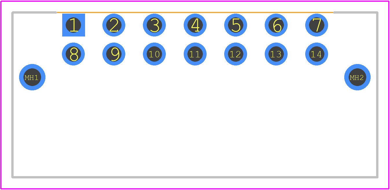 1289500000 - Weidmüller PCB footprint - Other - Other - 1289500000