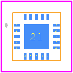 QPC3614SR - Qorvo PCB footprint - Other - Other - QPC3614SR-3