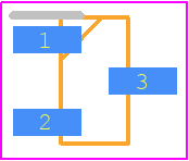 2SA1721-R(TE85L) - Toshiba PCB footprint - SOT23 (3-Pin) - SOT23 (3-Pin) - SOT-23-3