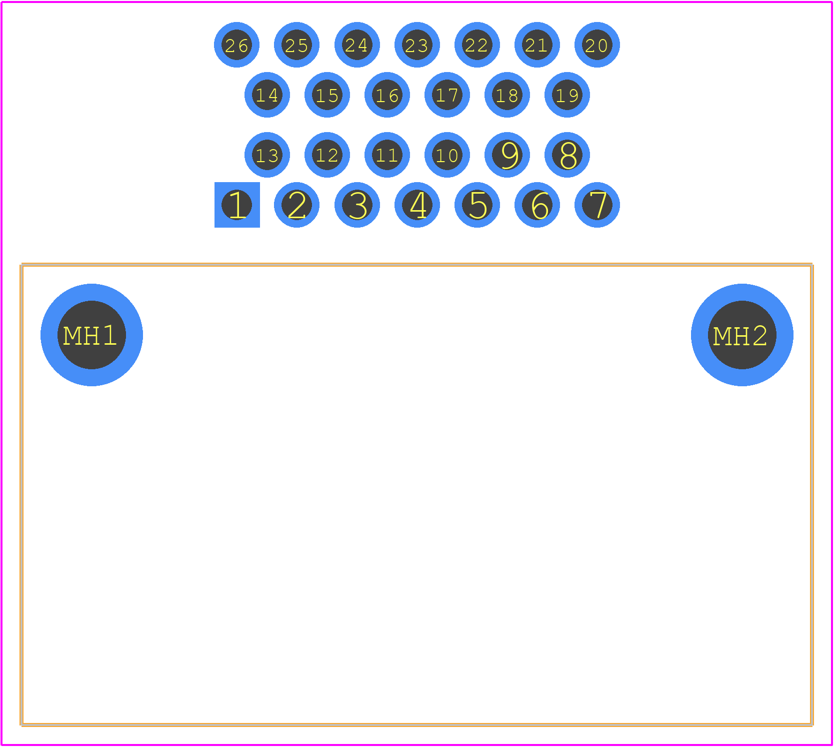 6473423-1 - TE Connectivity PCB footprint - Other - Other - 6473423-1-1