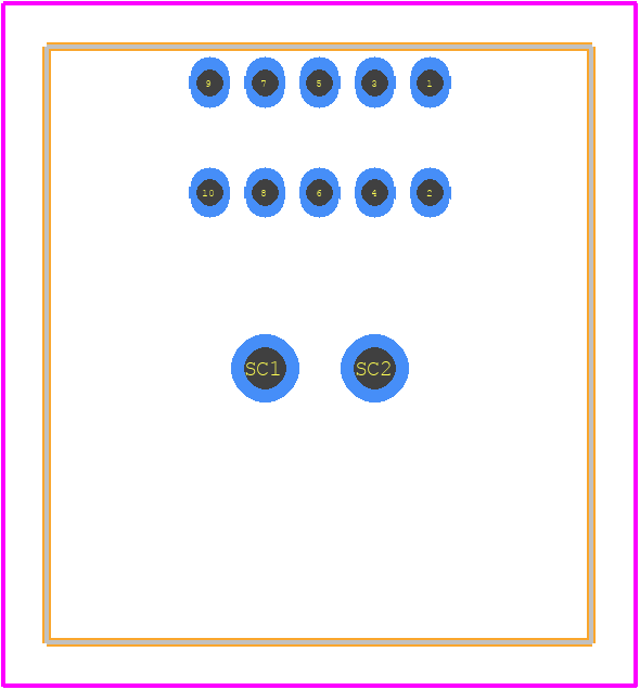 6-104477-2 - TE Connectivity PCB footprint - Other - Other - 6-104477-2-1