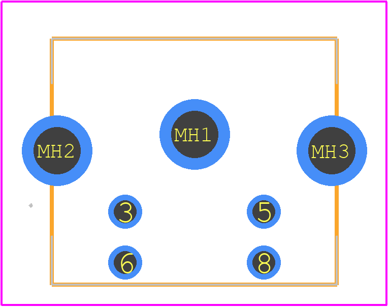 KMDGX-4S-BS - Kycon PCB footprint - Other - Other - KMDGX-4S-BS-5