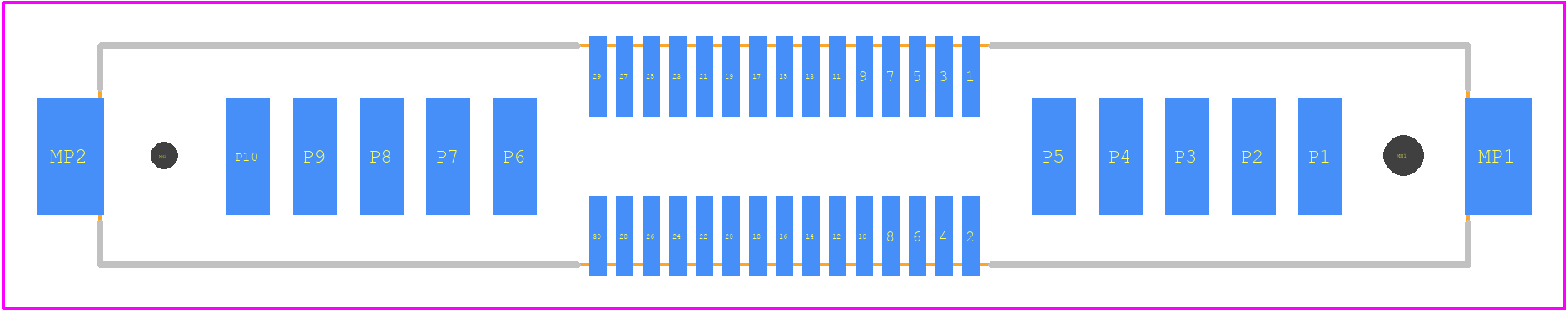 10159559-A30221RLF - Amphenol Communications Solutions PCB footprint - Other - Other - 10159559-A30221RLF-2