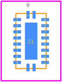 SN74HCS240RKSR - Texas Instruments PCB footprint - Other - Other - SN74HCS240RKSR-2