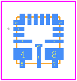 MAX20404AFOC/VY+T - Analog Devices PCB footprint - Other - Other - F173A3FY+6 _ 25
