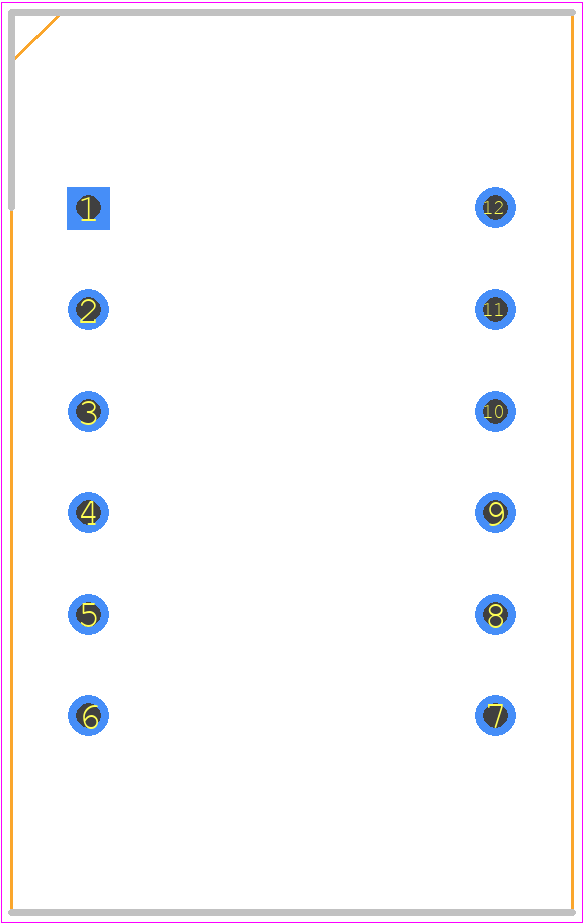 T-3631ASK11 - Yetda industries PCB footprint - Dual-In-Line Sockets - Dual-In-Line Sockets - T-3631ASK11