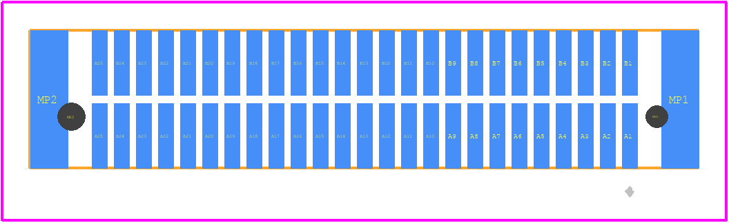 294139 - ERNI PCB footprint - Other - Other - 294139-1