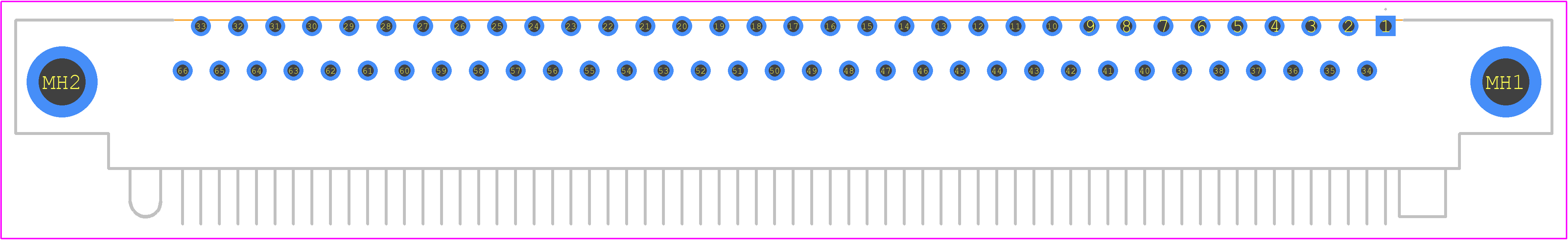 WTB66PR9J - Molex PCB footprint - Other - Other - WTB66PR9J