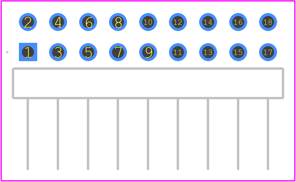 PH2RA-18-UA - Adam Tech PCB footprint - Other - Other - PH2RA-18-UA-2