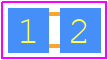 16MU473KY11608 - Rubycon PCB footprint - Capacitor Chip Non-polarised - Capacitor Chip Non-polarised - 16MU473KY11608