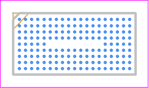 ATMXT2952T2-C2U - Microchip PCB footprint - BGA - BGA - 162-ball UFBGA 10 × 5 × 0.6 mm