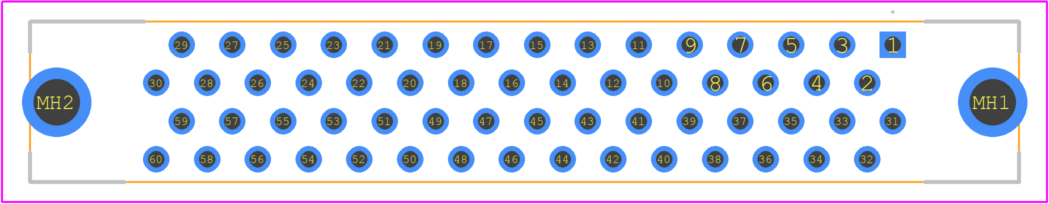 FCN-244F060-G/0 - FCL Components PCB footprint - Other - Other - FCN-244F060-G/0-1