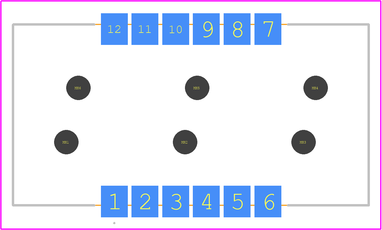 EADST040RA1 - Everlight PCB footprint - Other - Other - 12-SMD, No Lead