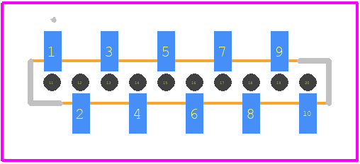 SFM210-LPPE-S10-SC-BK - Sullins PCB footprint - Other - Other - SFM210-LPPE-S10-SC-BK-1