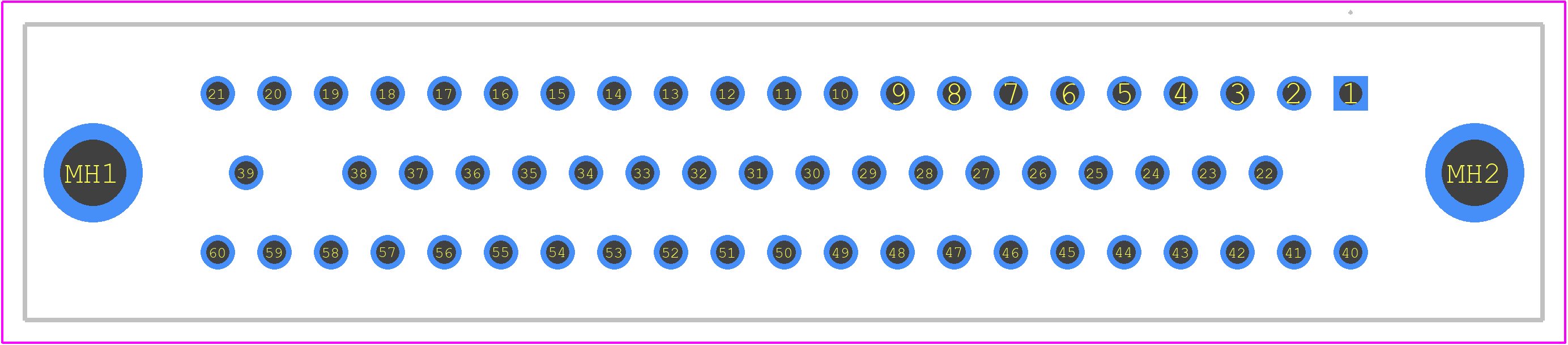 SD-1660A(09) - Hirose PCB footprint - Other - Other - SD-1660A(09)-1