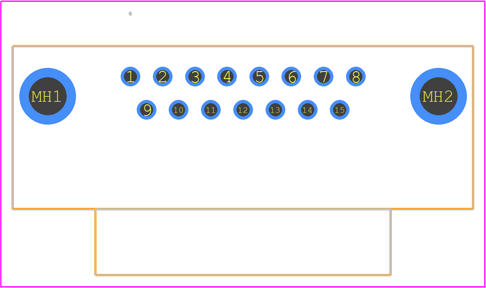 15-006553 - CONEC PCB footprint - Other - Other - 15-006553-1
