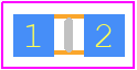 0603ESDA-MLP1 - Eaton PCB footprint - Diodes Chip Non-polarised - Diodes Chip Non-polarised - 0603 (1608 metric)