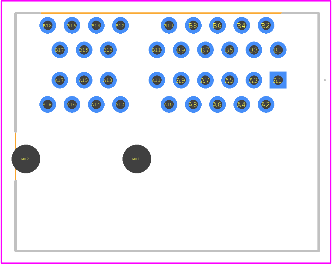 3-1761465-1 - TE Connectivity PCB footprint - Other - Other - 3-1761465-1-1