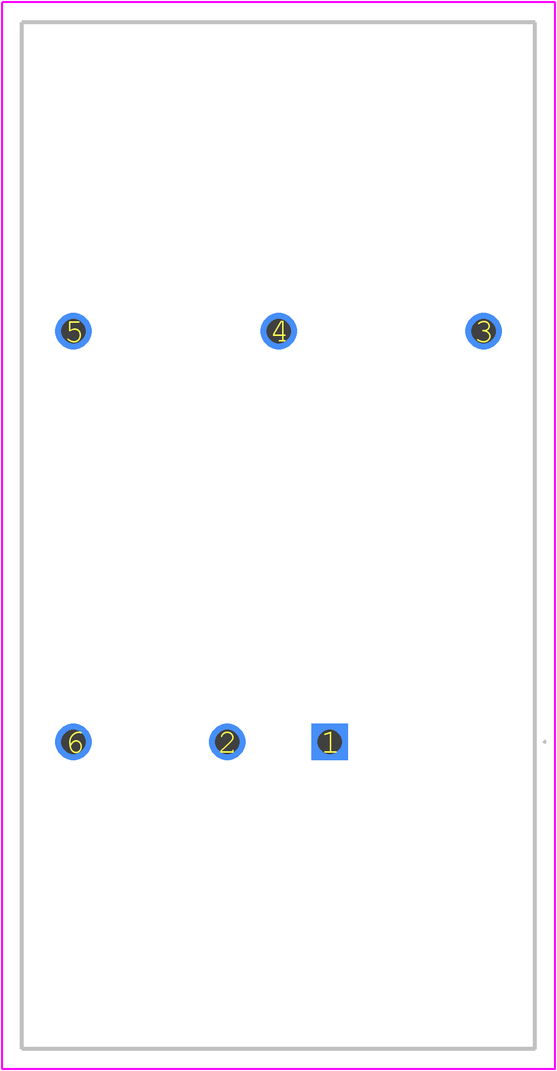 RDDW20G-05 - Mean Well PCB footprint - Other - Other - 6-DIP 