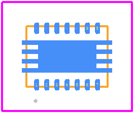 TPS63020QDSJRQ1 - Texas Instruments PCB footprint - Other - Other - DSJ (R-PVSON-N14)