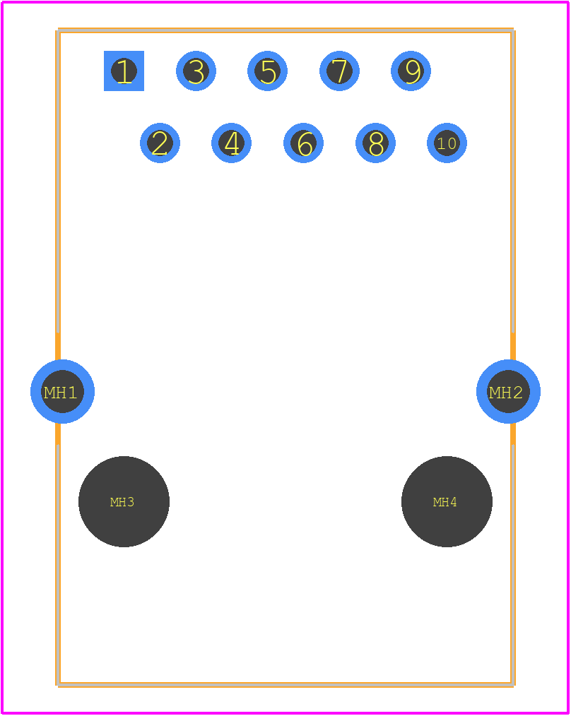 JXD3-0003NL - Yageo Group PCB footprint - Other - Other - JXD3-0003NL-2