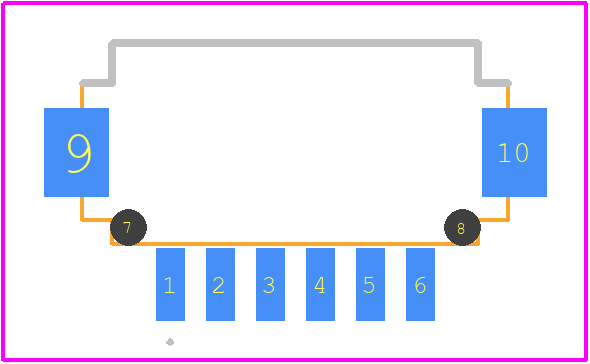 DF13-6P-1.25H(75) - Hirose PCB footprint - Other - Other -  DF13-6P-1.25H(75)-5
