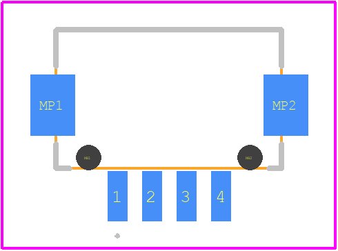 DF13-4P-1.25H(76) - Hirose PCB footprint - Other - Other - DF13-4P-1.25H(76)-1